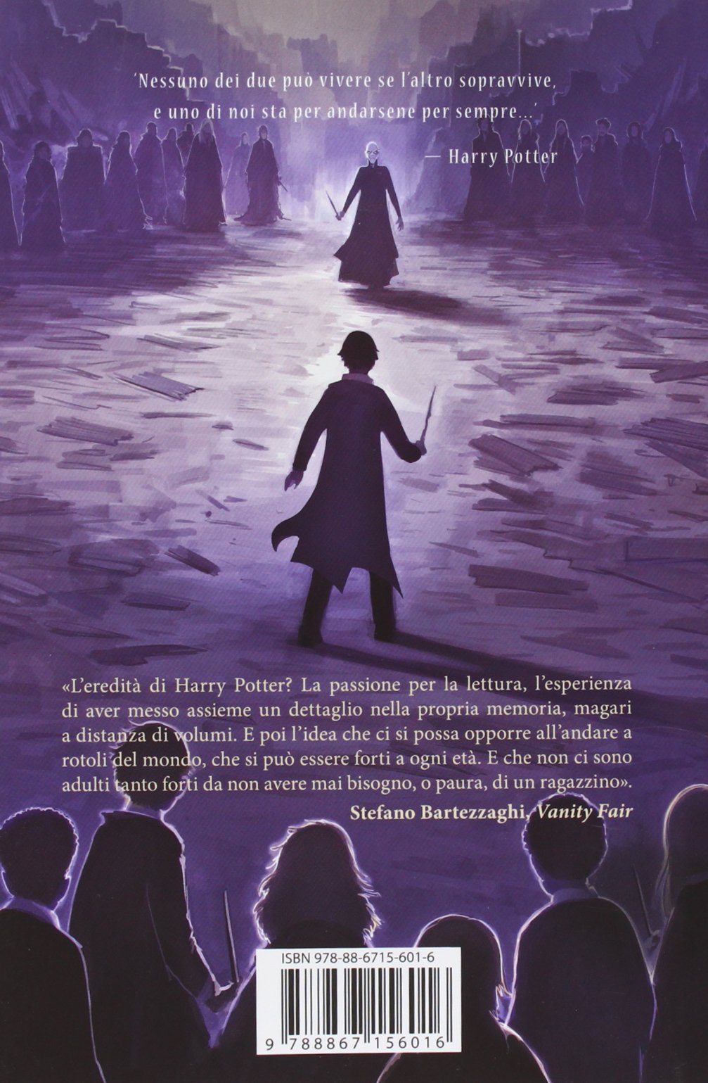 Harry Potter and the Deathly Hallows Castle Ediotion 2013 – Back Italian Cover