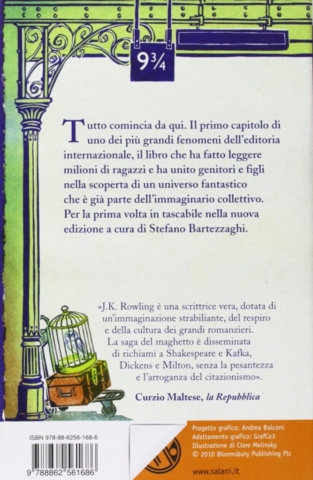 Harry Potter e La Pietra Filosofale Retro Edizione 2011 Clare Melinsky tascabile economica