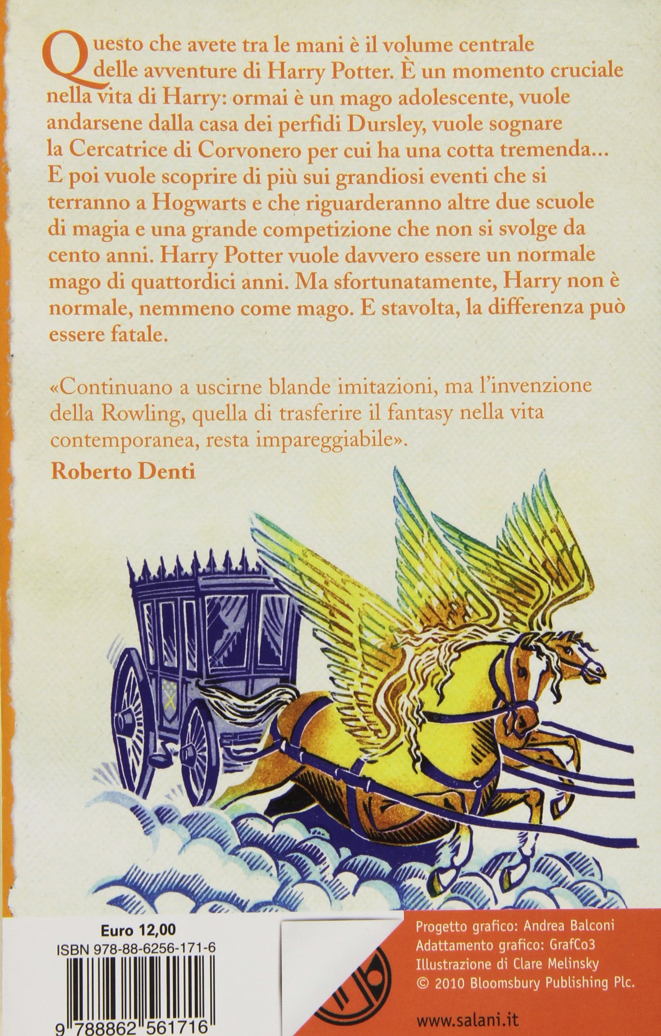 Harry Potter e il Calice di Fuoco Retro Edizione 2011 Clare Melinsky tascabile economica