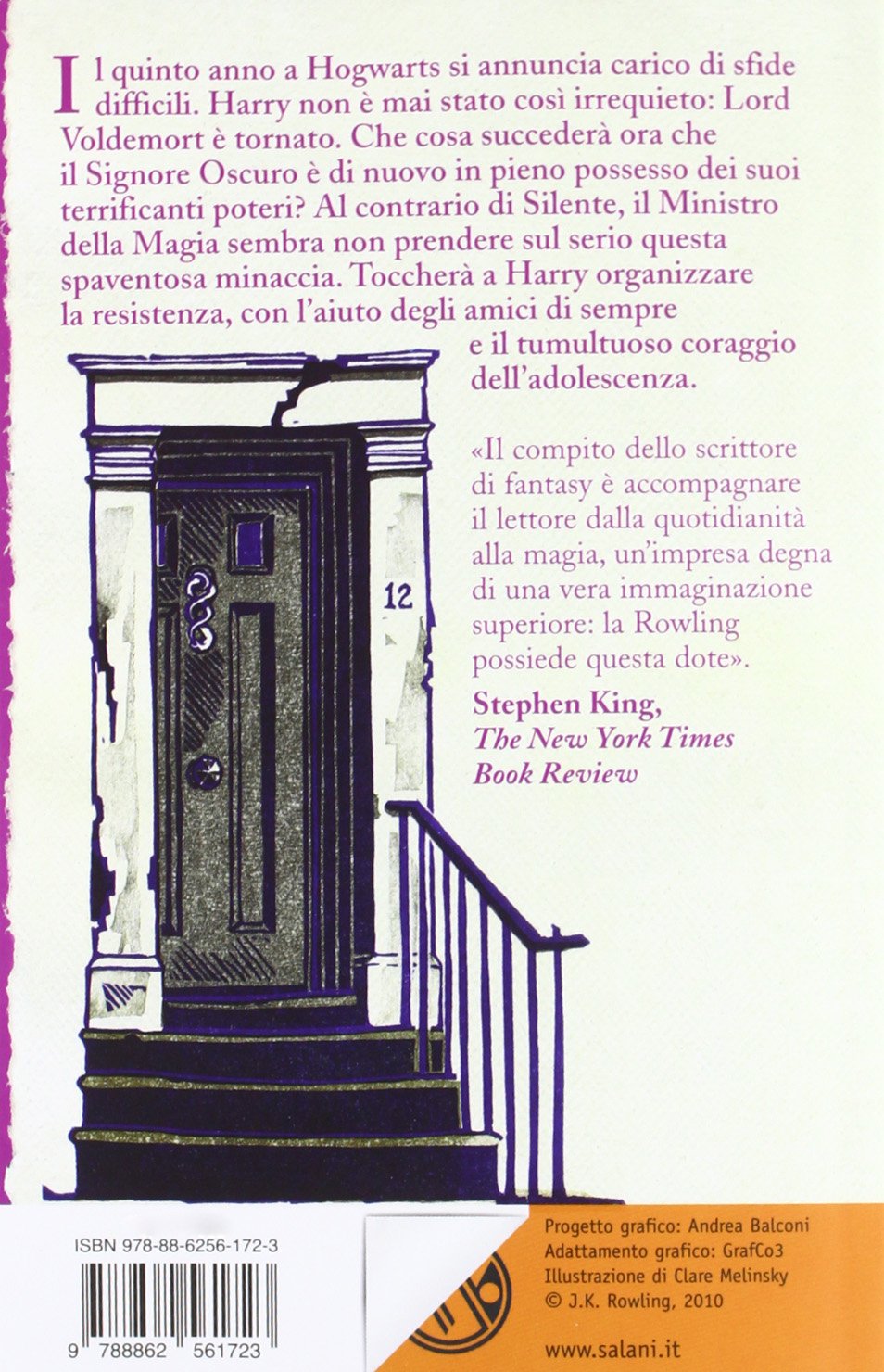 Harry Potter e l'Ordine della Fenice Retro Edizione 2011 Clare Melinsky tascabile economica