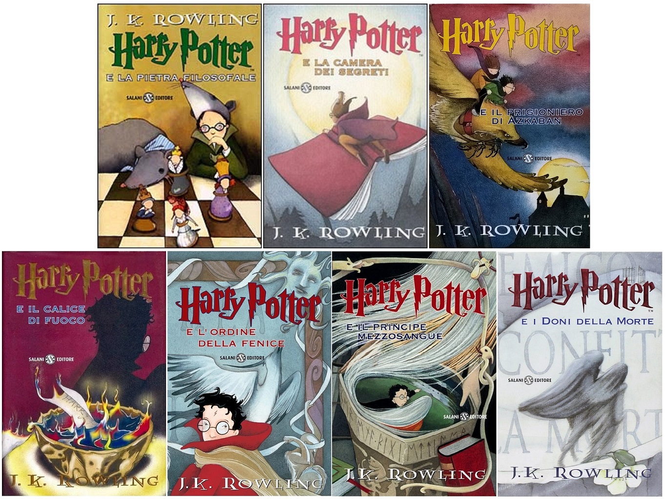 Harry Potter Saga Completa Prima Edizione e Traduzione