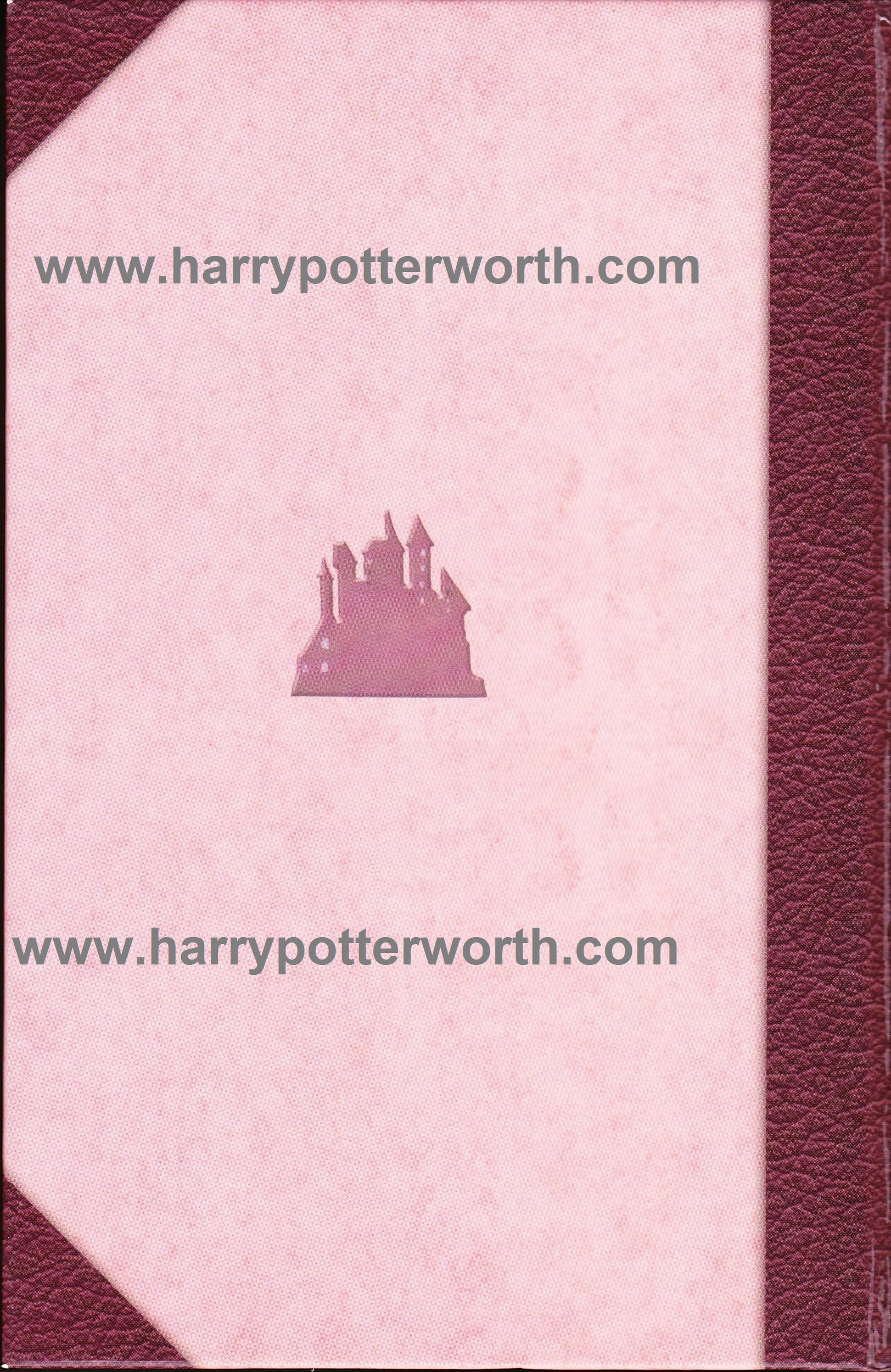 Harry Potter e il Calice di Fuoco Edizione Motto Hogwarts 2007 - Retro