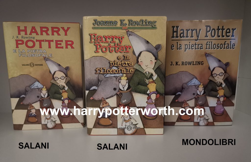 Harry Potter prima edizione Mondolibri Mondadori